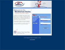 Tablet Screenshot of midamhockeyscreen.com